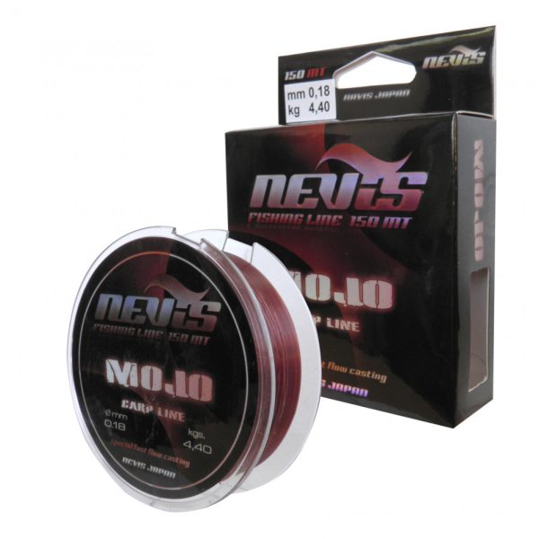 Nevis Mojo 300m 0.25mm Monofile Hauptschnur-Bordeauxrot