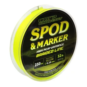   Carp Academy Spod & Marker Braid 250m 0.18m Geflochtene Hauptschnur-Gelb