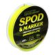 Carp Academy Spod & Marker Braid 250m 0.18m Geflochtene Hauptschnur-Gelb