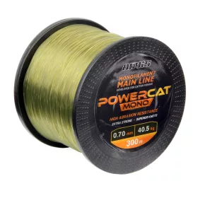   Nevis Powercat Mono 300m 0.70mm Monofile Hauptschnur-Dunkelgrün
