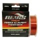 Nevis Red Carp Feeder 150m 0.18mm Monofile Hauptschnur-Transparent Rot