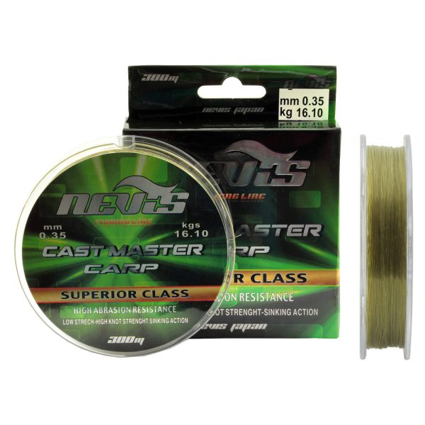 Nevis Cast Master 300m 0.28mm Monofil Hauptschnur-Grün