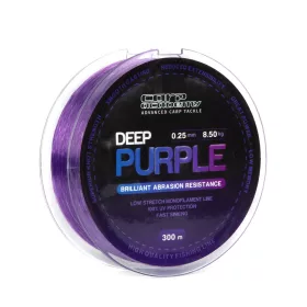   Carp Academy Deep Purple 300m 0.25mm Monofile Hauptschnur-Lila
