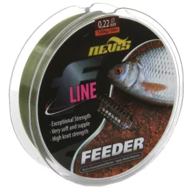 Nevis F-Line Feeder 150m 0.30mm Monofile Hauptschnur-Grün