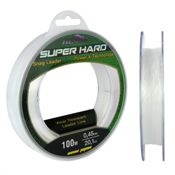 Nevis Super Hard Snag Leader 100m 0.55mm Vorfachschnur - Transparent