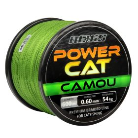   Nevis Powercat Geflochtene Schnur 600m 0.50mm Geflochtene Hauptschnur-Camou