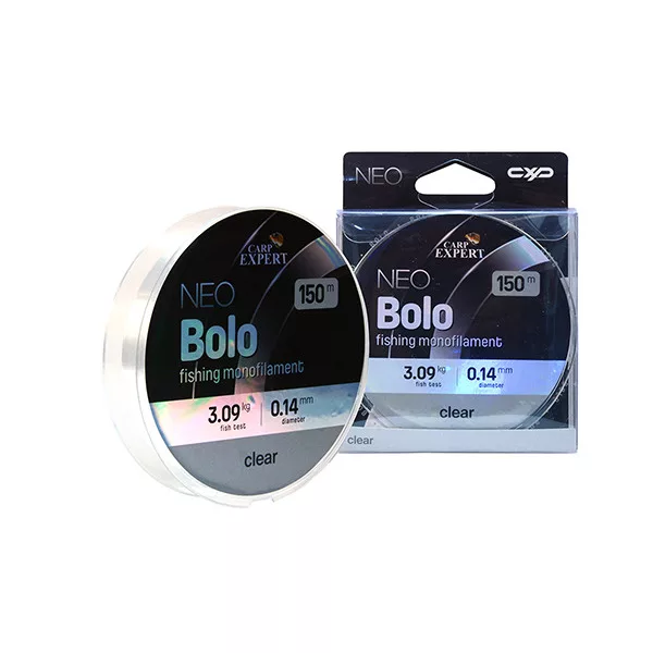 Carp Expert Neo Bolo Glasklar 0,14mm Monofile Hauptschnur 150m