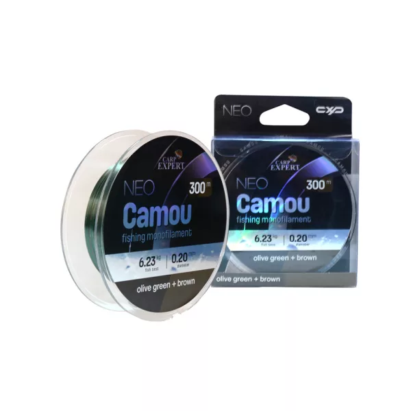 Carp Expert Neo Camou 0,20mm Monofil Hauptschnur 300m