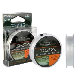   Carp Academy Coax monofile Vorfachschnur 25m 0.30mm - Transparent