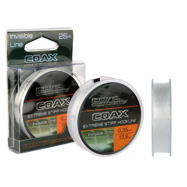 Carp Academy Coax monofile Vorfachschnur 25m 0.35mm - Transparent