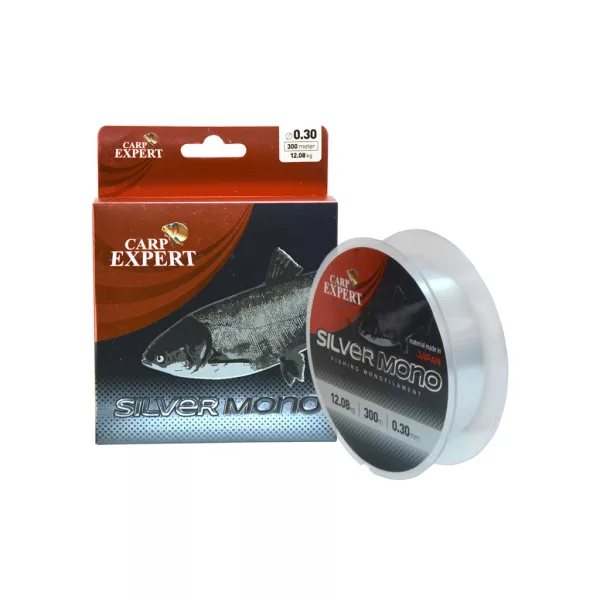 Carp Expert Silver Carp Mono 0,30mm 300m Monofile Hauptschnur