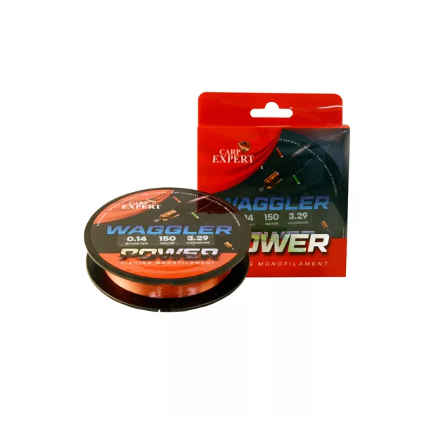 Carp Expert Power Waggler 150m 0.14mm Monofil Hauptschnur