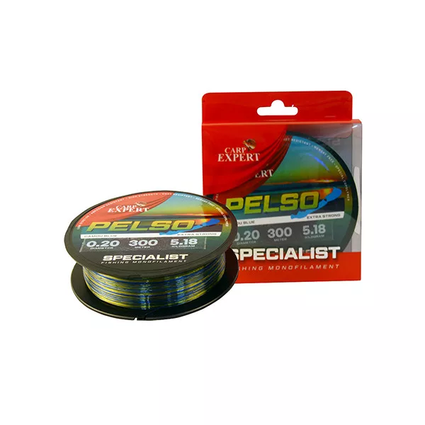 Carp Expert Specialist Pelso Mulicolor 300m 0.30mm Monofile Hauptschnur