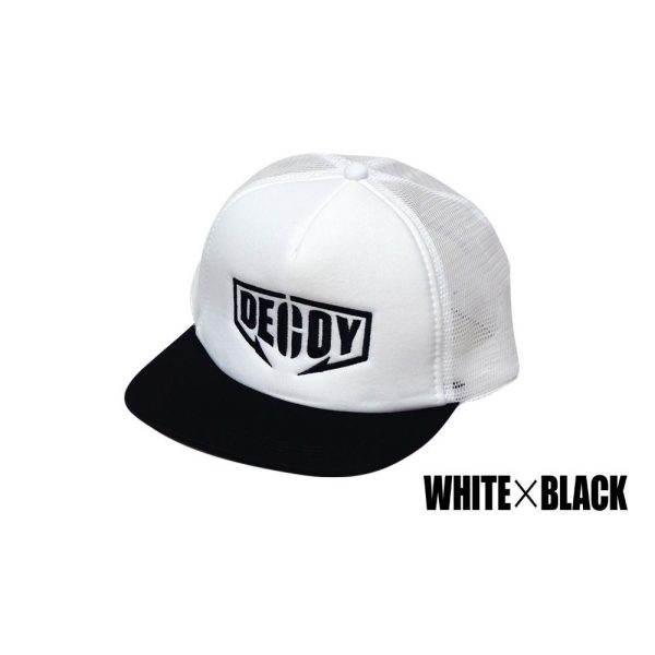 Decoy DA-17 Flat Mesh Cap White Black Baseballkappe 1Stk