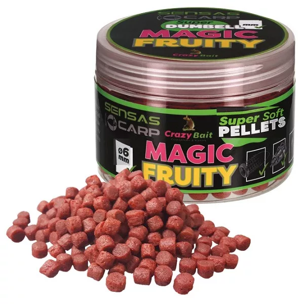 Sensas Super weich Magic Fruity 6mm Hakenpellet 60gr