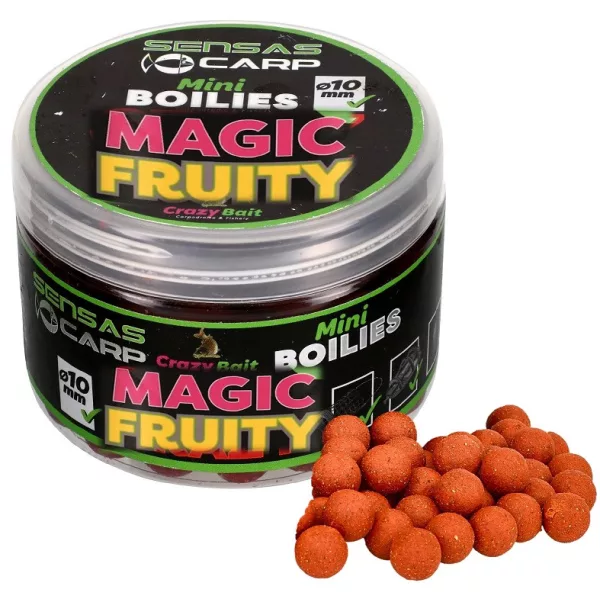 Sensas Mini Boilies Crazy Magic Fruity 10mm Köderboilie 80gr