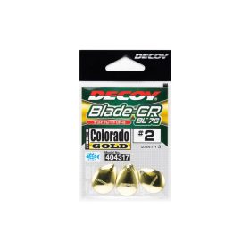 Decoy BL-7G Cr Colorado Gold 3 Spinner Blade 4 Stk.
