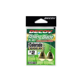 Decoy BL-8G Colorado Gold 2 Spinner Blade mit Wirbel 2 Stk.