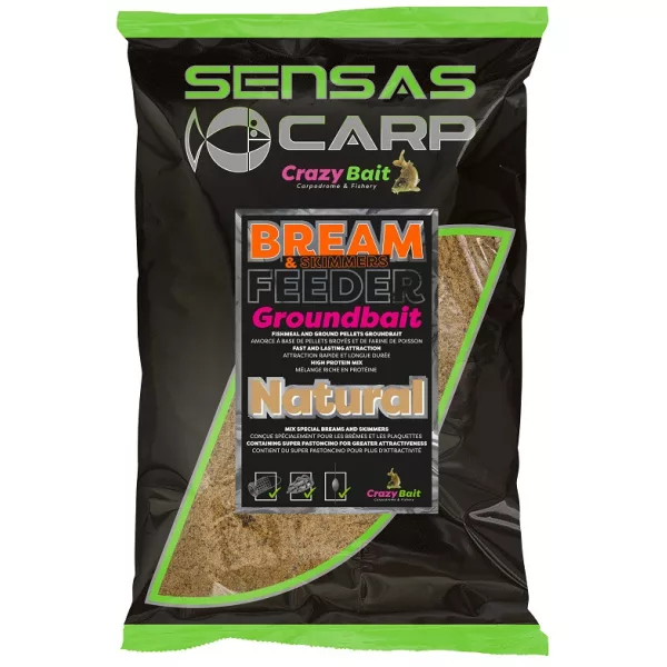 Sensas UK Brassenfutter Natur Grundfutter 2kg