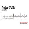 Decoy T-S21 Belly Hook #1 Öhr-Widerhaken-Drillingshaken 6 Stk.