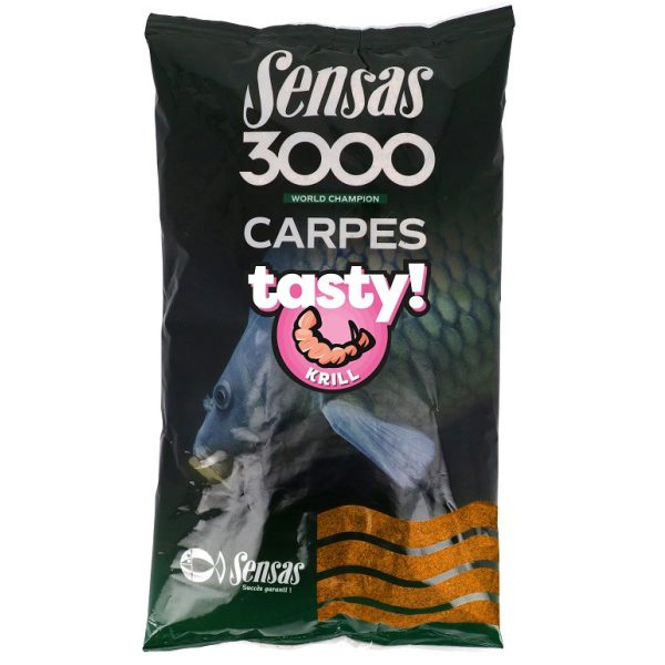 Sensas 3000 Karpfen Lecker Krill Futter 1kg