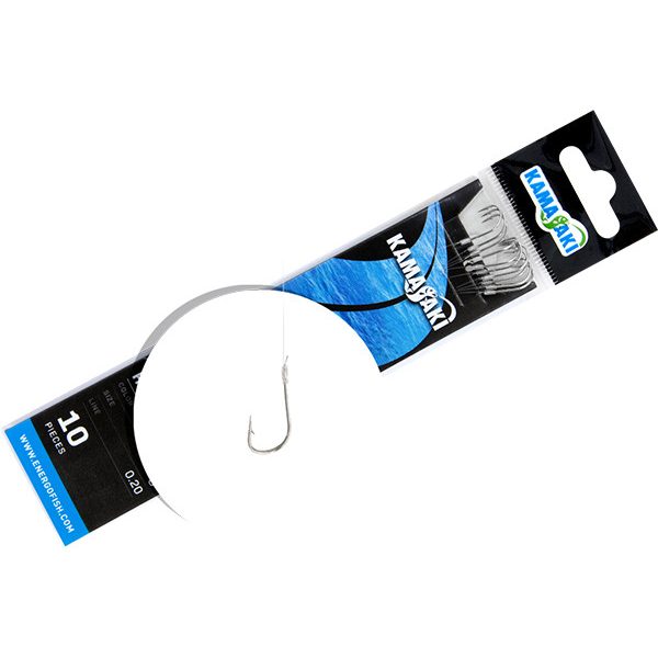 Kamasaki Gebundener Haken Sode 6 Nickel 10Stk/Packung