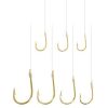 Kamasaki Gebundener Haken Chinu 6 Gold 10Stk/Pckg
