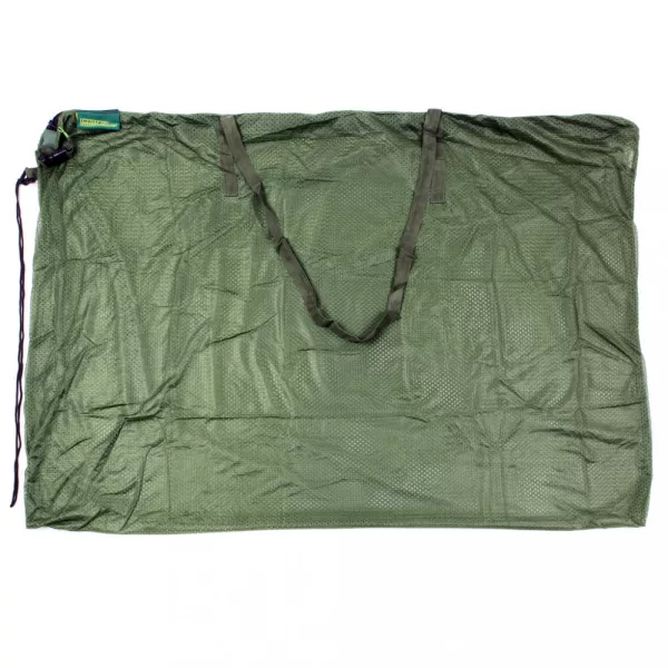 CARP ACADEMY Karpfensack GRÜN + Halter 120x80 Fischhalte-Karpfensack