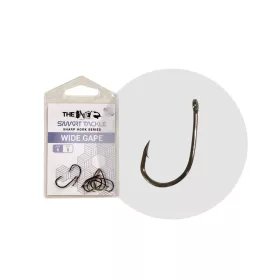   The One 8626Bd Wide Gape 6 Schwarzer Nickel Öhrhaken, mit Widerhaken Boiliehaken 8Stück