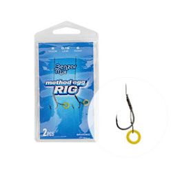   Benzar Mix BENZÁR BRAIDED METHOD EGG RIG 8 Vorgebundenes Vorfach