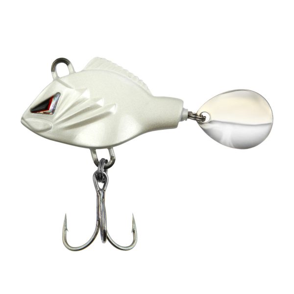 Reiva Jigging Spinner 6,0cm 18gr Pearl White Kunstköder