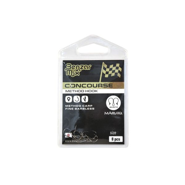 Benzár Concourse Method Carp Fine Barbless Haken 18