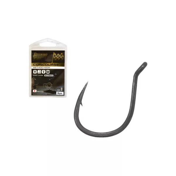 Benzár Mix Concourse Pro Carp 16 Öhr, Widerhaken Karpfenhaken 8Stk