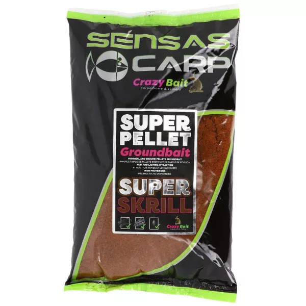 Sensas Super Pellet Super Krill Lockfutter 1kg