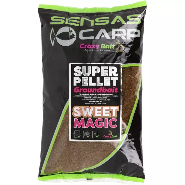 Sensas Super Pellet Süßer Zauber Lockfutter 1kg