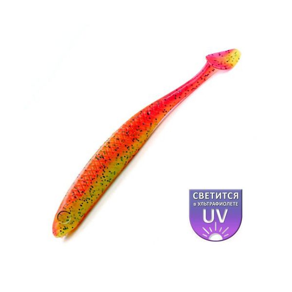 DS Alburnus 11,43cm Fire-lemon 4 Stk./Packung Kunststoffköder