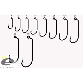  Eagle Claw Jig Ec O Shaughnessy Mit Öhr und Widerhaken 900 Bz 5/0 Spinn-Offset Haken