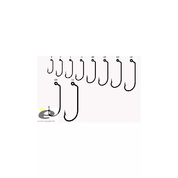 Eagle Claw Jig Ec O Shaughnessy Mit Öhr und Widerhaken 900 Bz 5/0 Spinn-Offset Haken