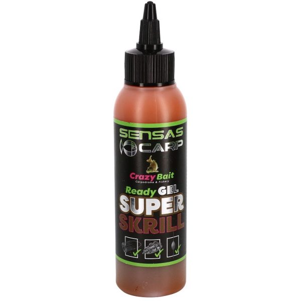 Sensas Gel Crazy Super Krill Gieß-Gel 115ml