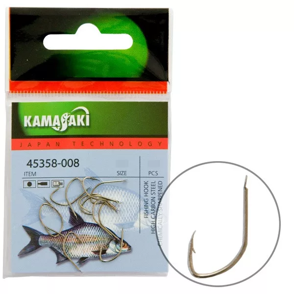 Kamasaki Carbon Haken P890Br Nr. 10 Verpackt