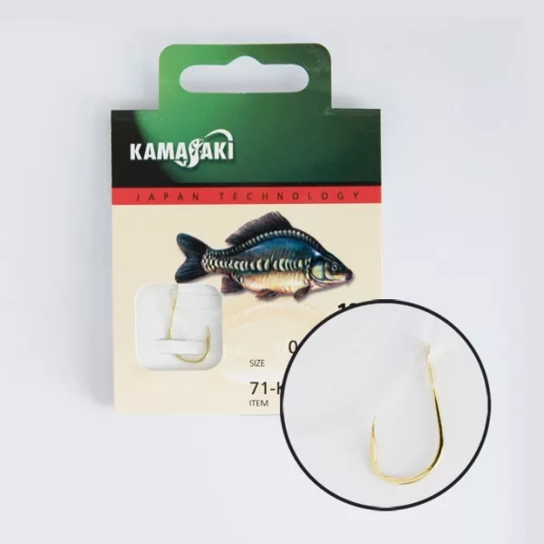 Kamasaki Carbon Haken K807G Nr 08 Gebunden