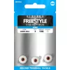 Spro FreeStyle Eyed Bottom Jigs Glow White 3g Grund-Jig