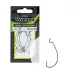 Wizard Wide Gap Worm mit Öhr und Widerhaken 5/0 Spinn-Offset-Haken