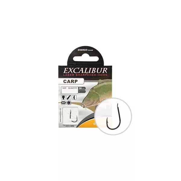 Excalibur Gebundener Haken Carp Classic, Bn Nr.2