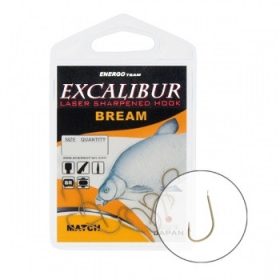 Excalibur Haken Brassen Match Braun 14