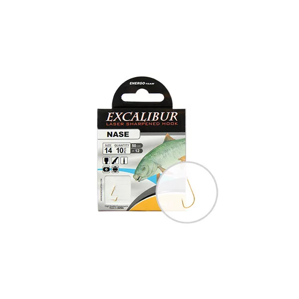 Excalibur Gebundener Haken Bolo, Gold Nr.14