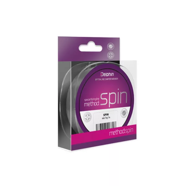 Delphin METHOD SPIN 300m/grau 0,14mm