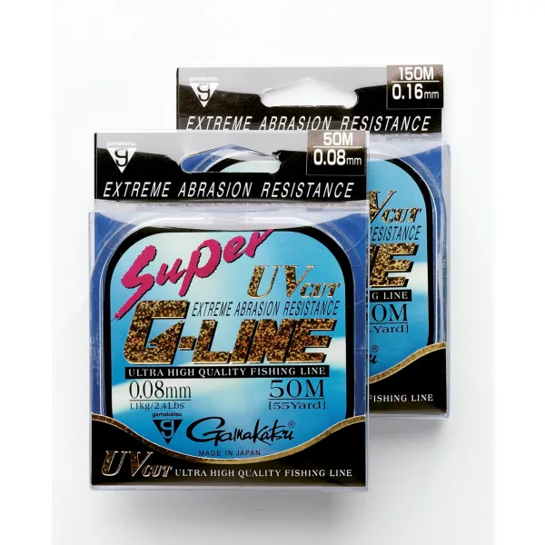 Gamakatsu Super G-line 50m 0.06mm Monofil Vorfachschnur-Grün