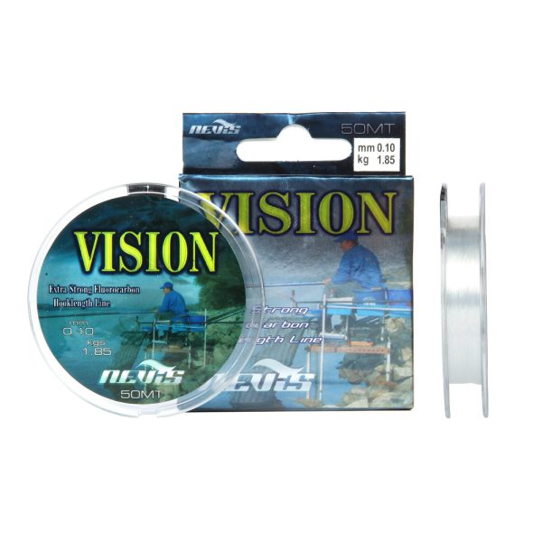 Nevis Vision 50m 0.12mm Monofil Vorfach-Transparent