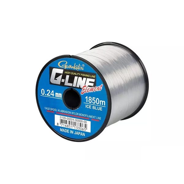Gamakatsu G-line Element Ice Blue 755m 0.40mm Monofil Hauptschnur-Transparent